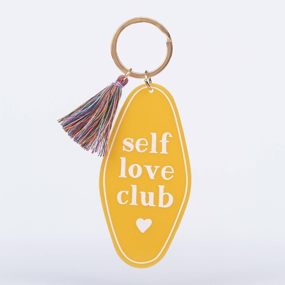 Self Love Club Motel Keychain - Picture 1 of 3